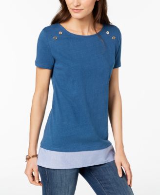 Tommy Hilfiger - Cotton Layered-Look T-Shirt