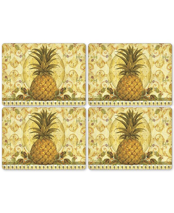 Pimpernel Golden Pineapple Set of 4 Placemats Macy's