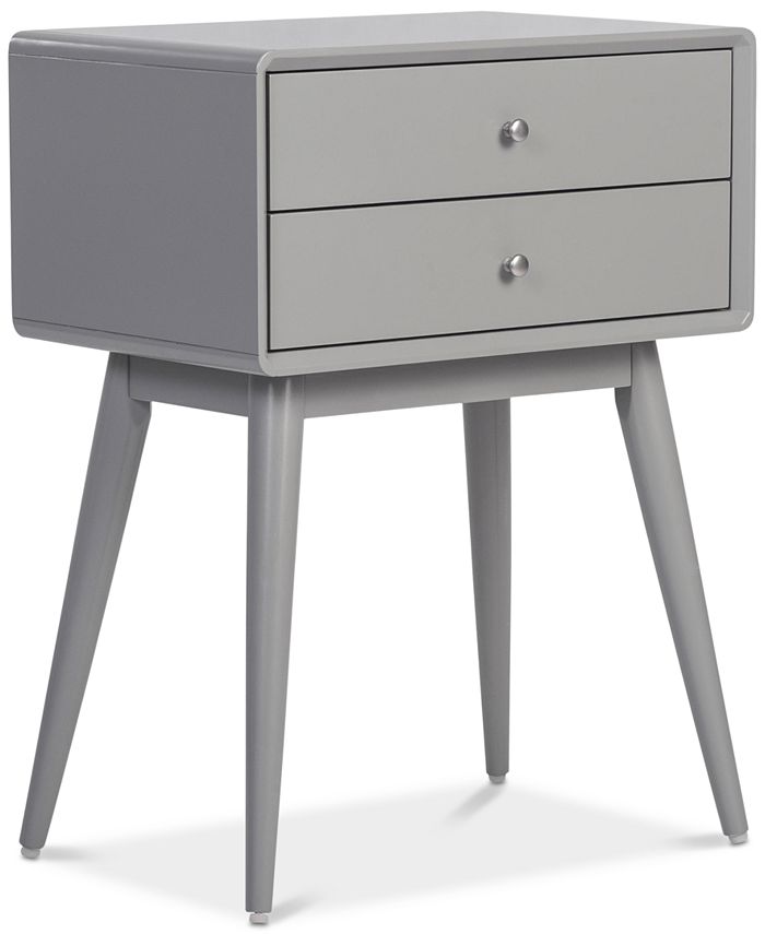 Elle Decor - Rory 2-Drawer Side Table, Quick Ship