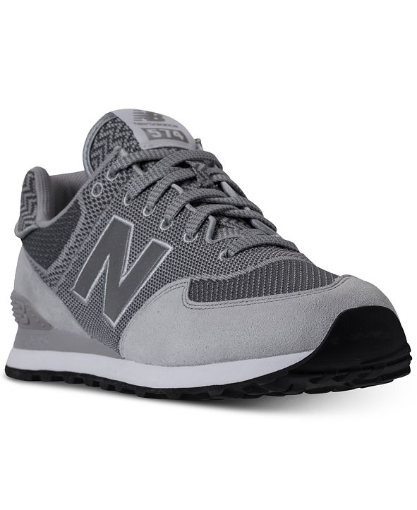 New Balance Men's 574 Knit Casual Sneakers from Finish Line & Reviews ...