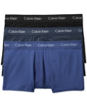 UPC 011531179905 product image for Calvin Klein Men's Cotton Stretch Low-Rise Trunks 3-Pack NU2664 | upcitemdb.com