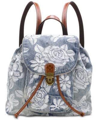 Patricia Nash Casape Backpack Patricia Nash Renaissance Coin Tobacco Brown Leather Casape  main image 2