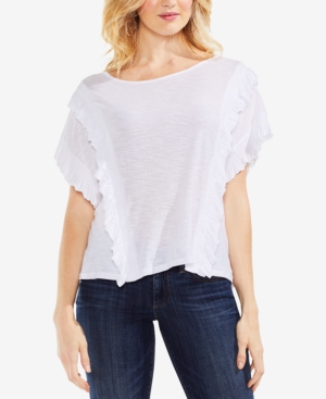 UPC 039377805505 product image for Vince Camuto Tiered Ruffle-Sleeve Top | upcitemdb.com