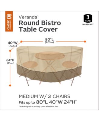 Round Bistro Set Cover