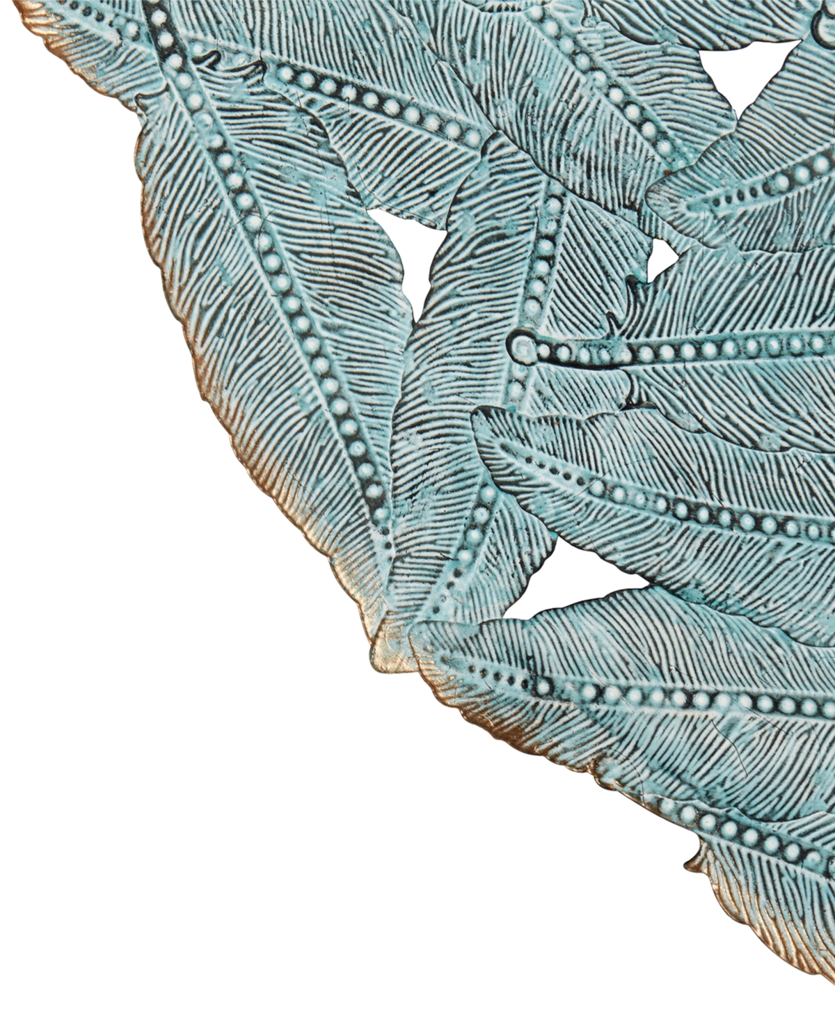 Madison Park RossiIron Painted Wall Decor Set of 3 - Blue