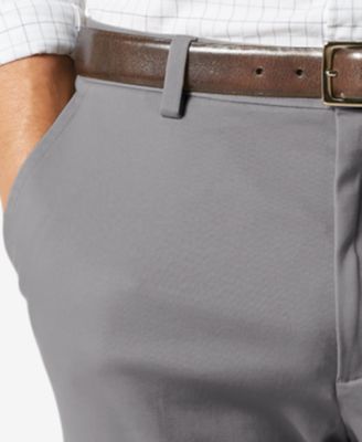 Men's Easy Classic Fit Khaki Stretch Pants