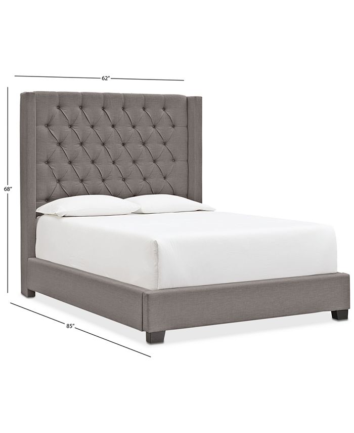 Furniture Monroe II Upholstered Full Bed, Created for Macy's & Reviews