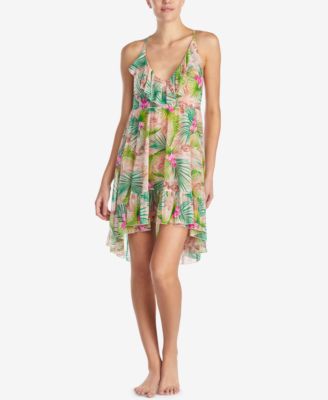 Betsey Johnson - Ruffled Striped Nightgown