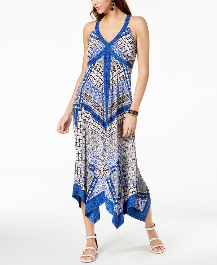 Handkerchief hem maxi dress cheap