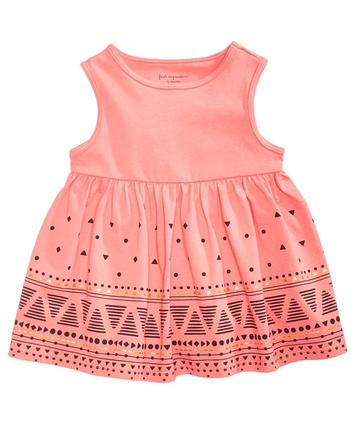 First Impressions Baby Girls Printed Cotton Tunic, Created for Macy's