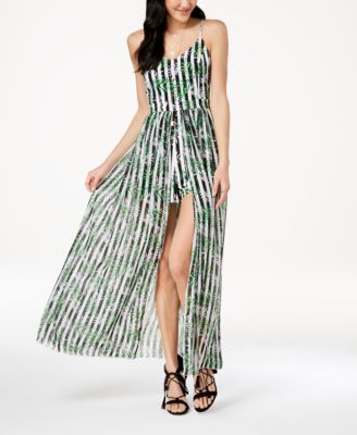 XOXO - Juniors' Printed Maxi Romper