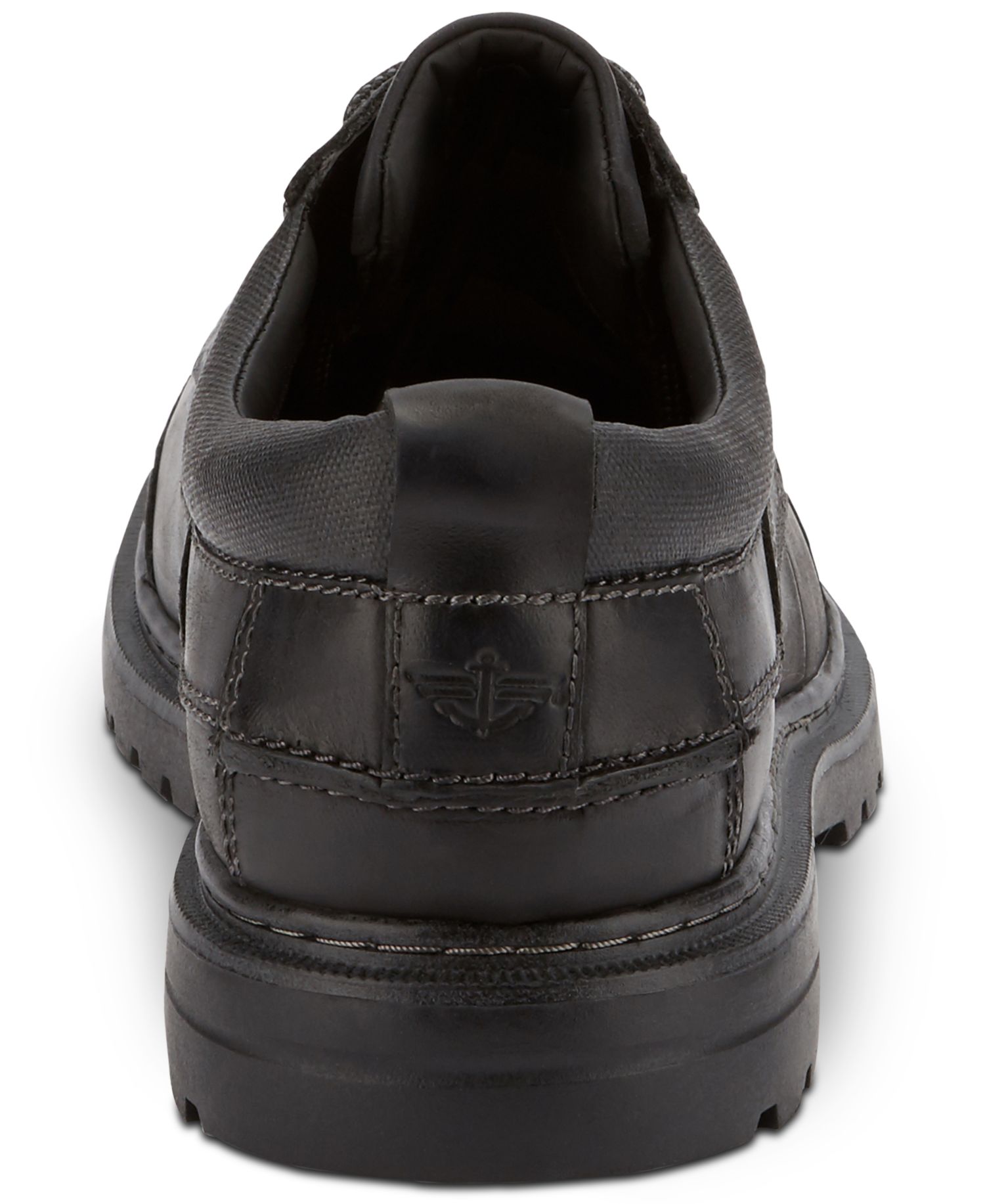 Men's Overton Moc-Toe Leather Oxfords