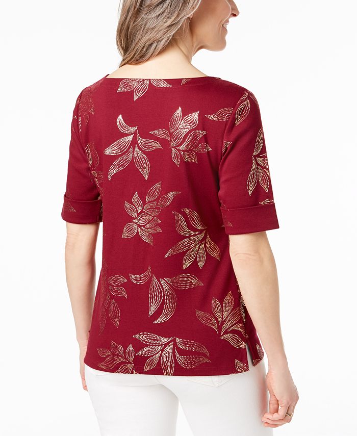 macy's karen scott petites tops