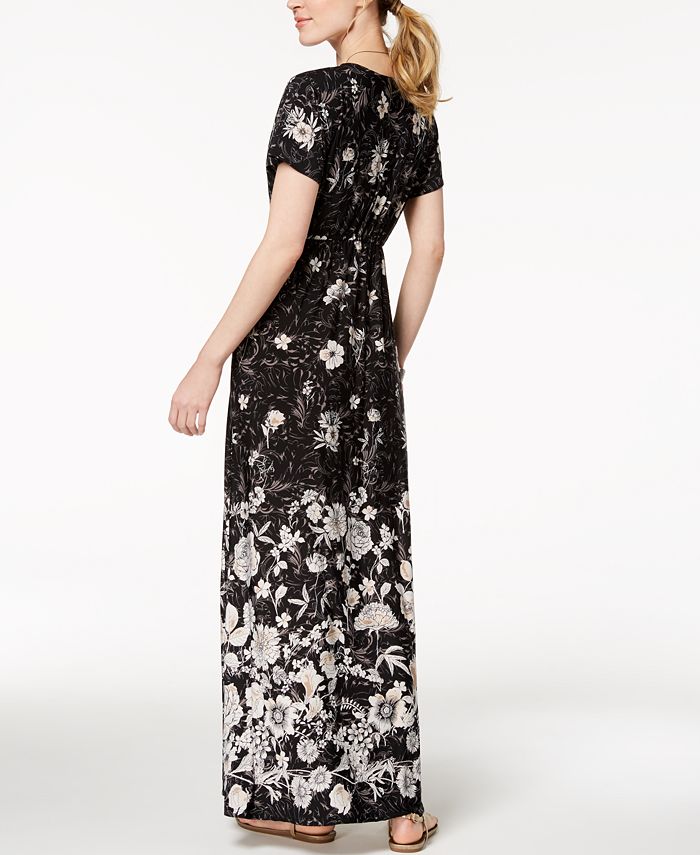 Style & Co Dolman-Sleeve Maxi Dress, Created for Macy's - Macy's