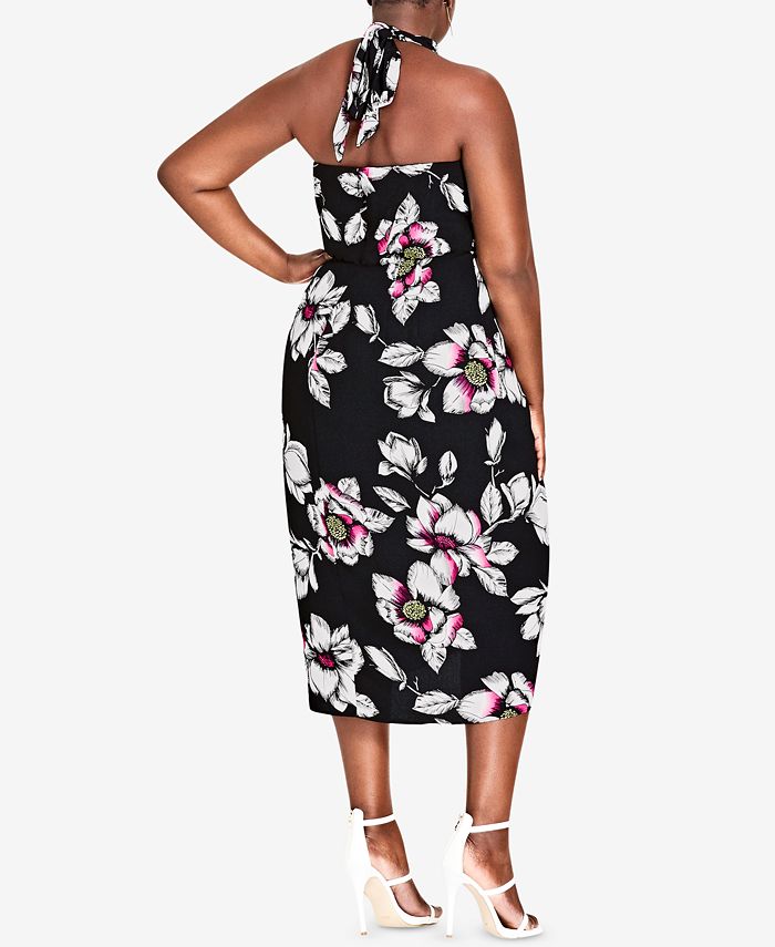 City chic cheap romance halter dress
