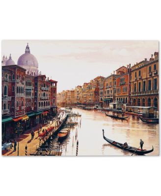 Trademark Global - Hava 'Venice' Canvas Wall Art