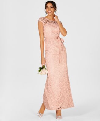Adrianna Papell Blush Illusion Gown Top Sellers, UP TO 65% OFF 