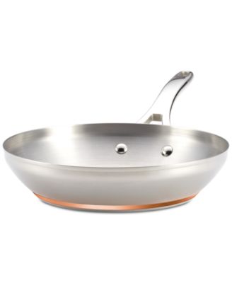 Nouvelle Copper Stainless Steel 12" French Skillet & Lid