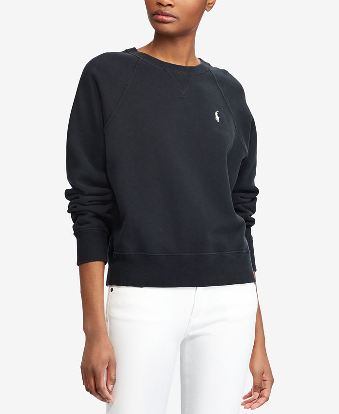 Descubrir 70+ imagen polo ralph lauren women’s fleece pullover sweatshirt