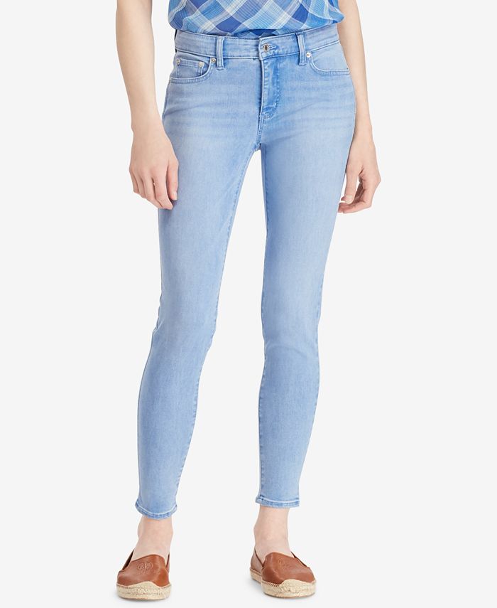 Lauren Ralph Lauren Premier Skinny Crop Jeans - Macy's