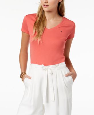 macy's tommy hilfiger womens t shirts