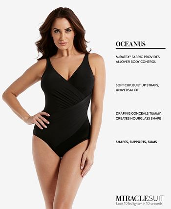 Miraclesuit Women's Swimwear Solid DDD-Cup Oceanus V-Neckline