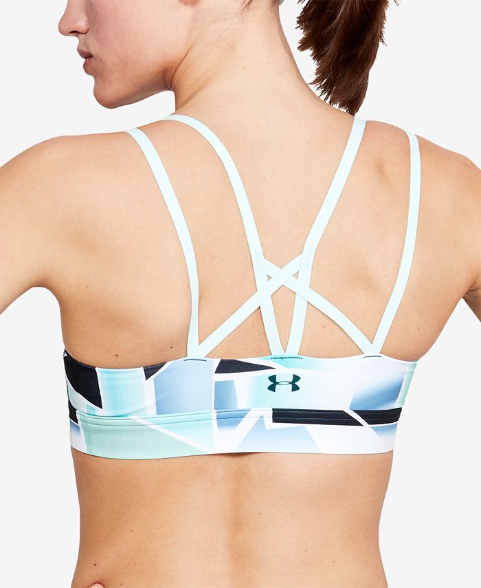 Under Armour Eclipse Printed Mid-Impact Sports Bra - Macy's