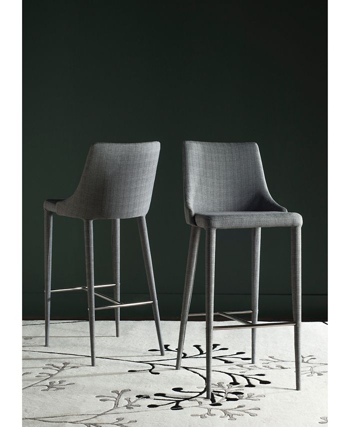 Safavieh Channing Linen Bar Stool Macy's