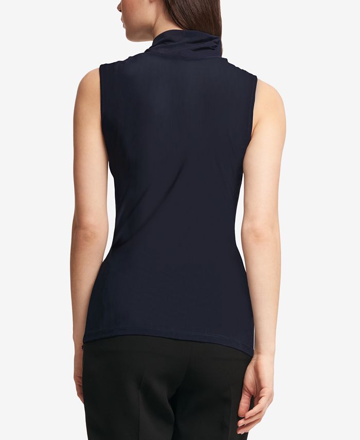 DKNY Side-Ruched Shell, Created for Macy's - Macy's
