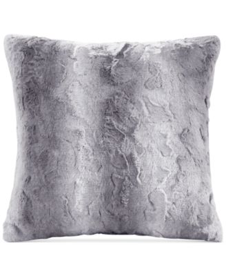 Zuri Faux-Fur Decorative Pillow, 20" x 20"