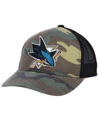 sharks camo hat