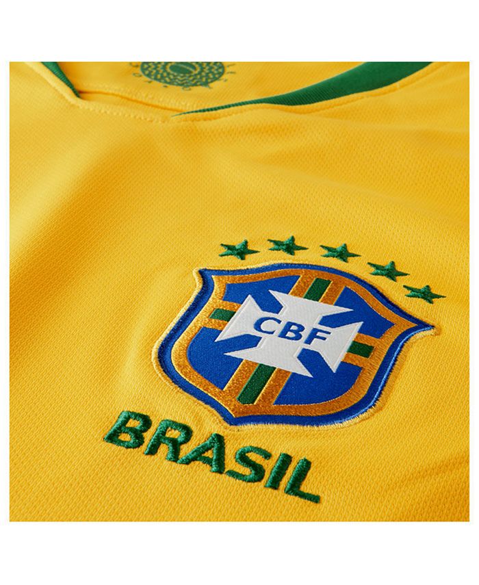 Nike Men's Brazil National Team Home Stadium Jersey - Macy's
