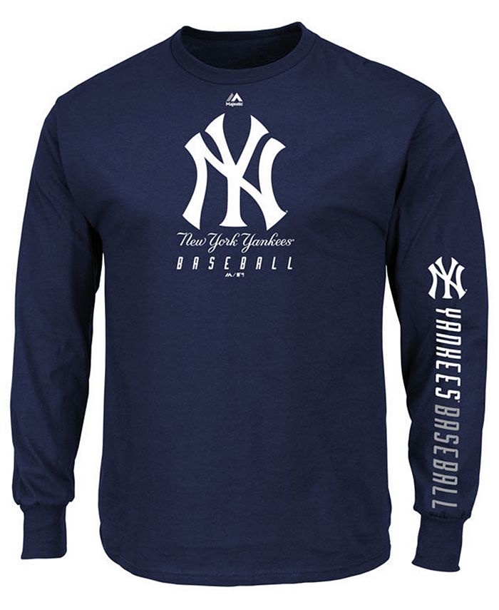Majestic Men's New York Yankees Game Supreme Long Sleeve T-Shirt - Macy's