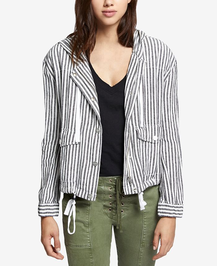 Sanctuary Nova Linen Hooded Jacket Macy's