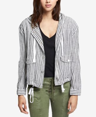 Sanctuary Nova Linen buy Hooded Jacket