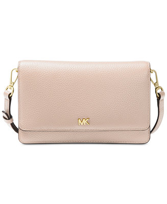 Michael Kors Pebble Leather Phone Crossbody Wallet - Handbags & Accessories - Macy&#39;s