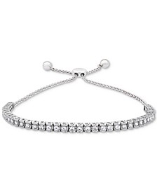Diamond Bolo Bracelet (3/4 ct. t.w.) in 14k White Gold (Also available in 14k Gold or Rose Gold)
