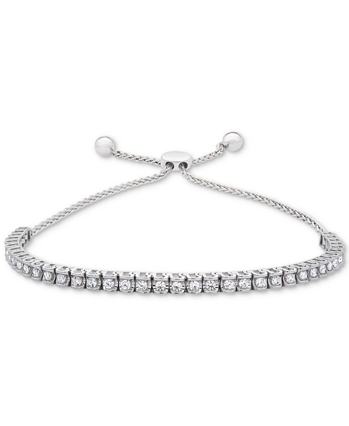 Wrapped in Love Diamond Bolo Bracelet 3 4 ct. t.w. in 14k White