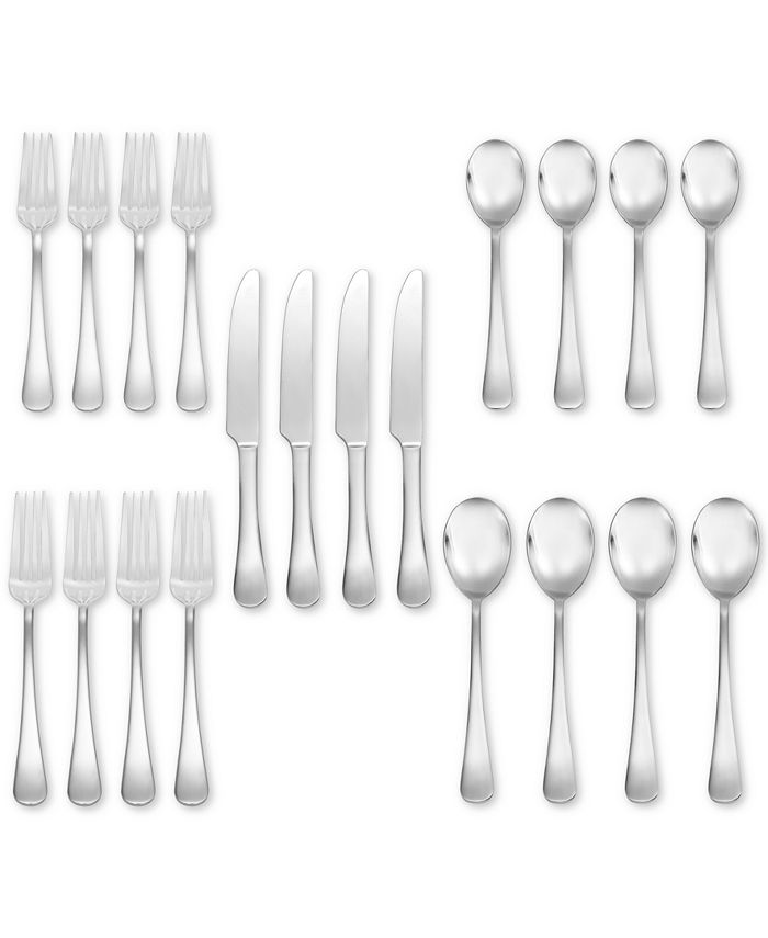 Skandia Mantra Satin Fade 20 Piece Flatware Set (Service for 4