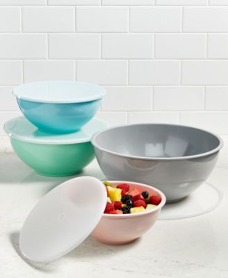 Martha Stewart Collection - 8-Pc. Pastel Melamine Bowl Set