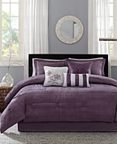 Purple Bed In A Bag And Comforter Sets Queen King More Macy S