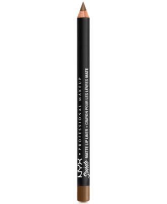 Nyx Professional Makeup Suede Matte Lip Liner - Downtown Beauty true brown 4$