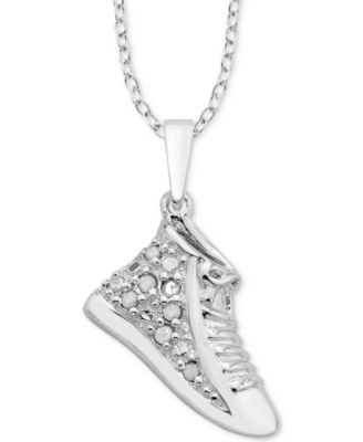 diamond sneaker pendant