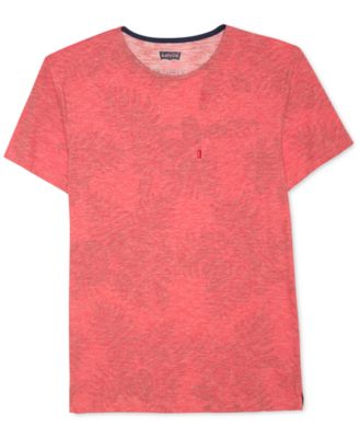 Levi's - Men's Heathered Leaf-Print T-Shirt