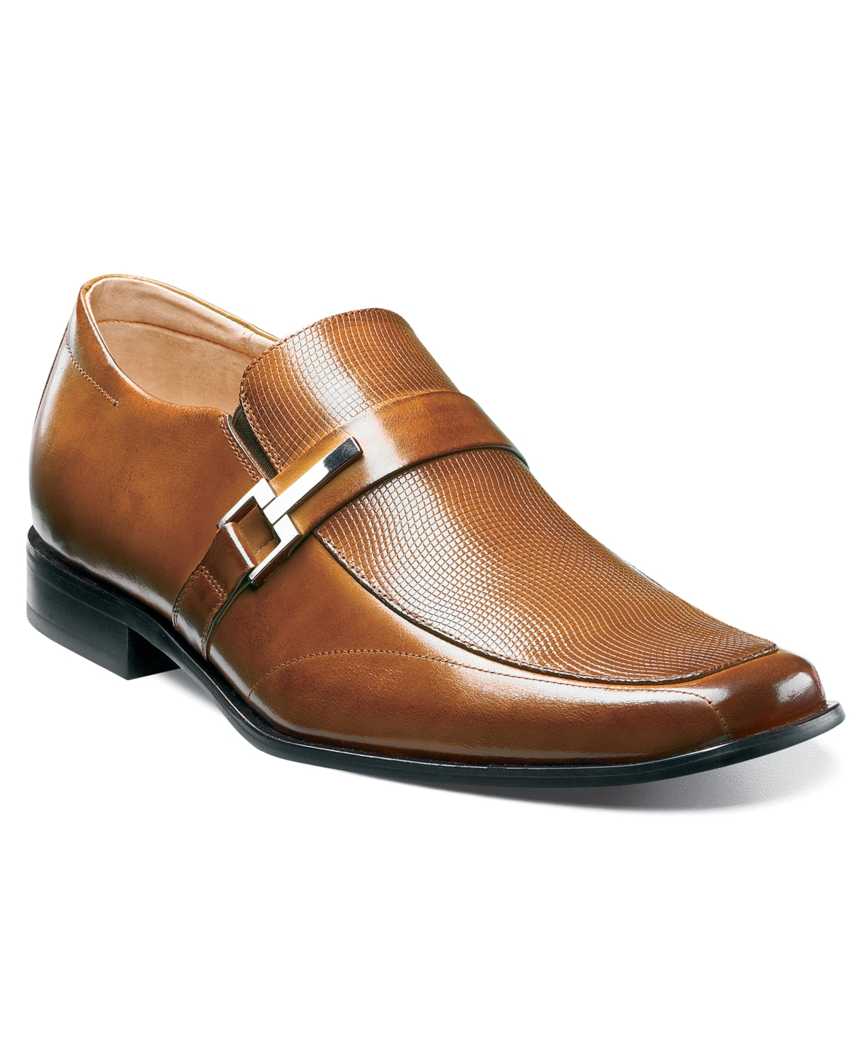 Men's Beau Bit Perforated Leather Loafer - Cognac
