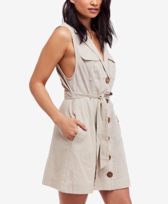 Free People - Hepburn Cotton Trench Dress