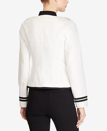 Lauren Ralph Lauren Military Denim Jacket - Macy's