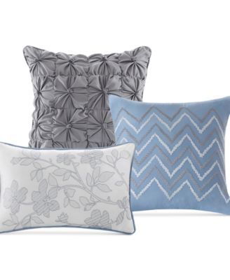 Luna Printed Floral 6-Pc. Quilt Set, Full/Queen