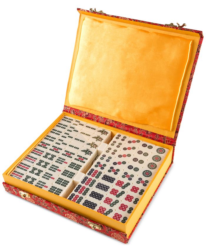 Traditional Mahjong Set with Instructions, Beautiful Games
