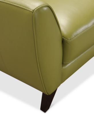 Myia 62" Leather Loveseat